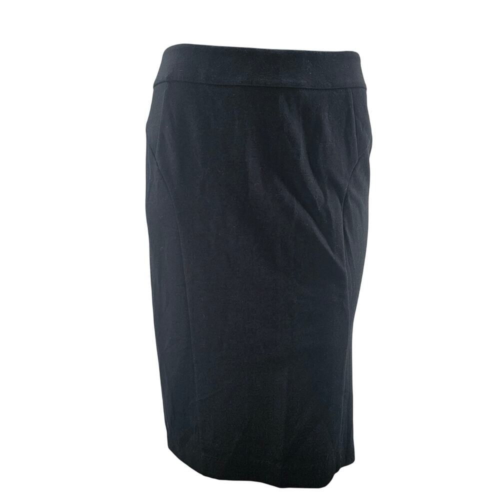 New York & Company Black Pencil Stretch Midi Skirt Women's 2 XS Corpcore 3495